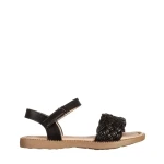 Sandale copii negre din piele ecolgica Winnie