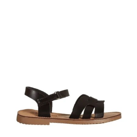 Sandale copii negre din piele ecolgica Kristen