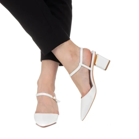 Sandale dama Miracle albe