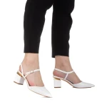 Sandale dama Miracle albe