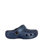 Papuci copii albastri inchis din material sintetic Gigi