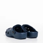 Papuci copii albastri inchis din material sintetic Gigi