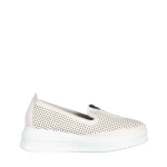 Pantofi casual dama roz din piele ecologica Lala