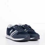 Pantofi sport copii albastri din material textil Lear