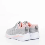 Pantofi sport copii gri din material textil Vanya