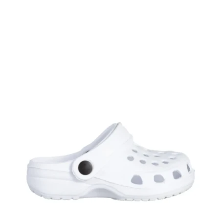 Papuci copii albi din material sintetic Ocean