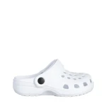 Papuci copii albi din material sintetic Ocean