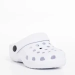 Papuci copii albi din material sintetic Ocean