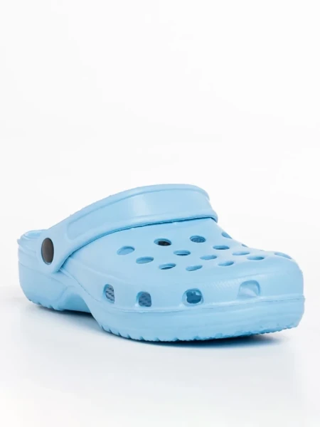 Papuci copii albastri deschis din material sintetic Roxy