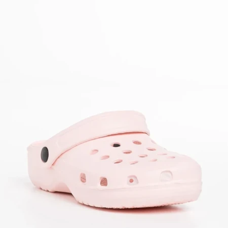 Papuci copii roz din material sintetic Roxy