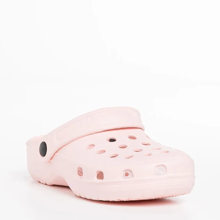 Papuci copii roz din material sintetic Roxy