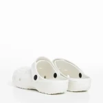 Papuci copii albi din material sintetic Roxy