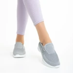Pantofi sport dama gri din material textil Leanne