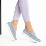 Pantofi sport dama gri din material textil Leanne