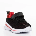 Pantofi sport copii negri din material textil Vanya