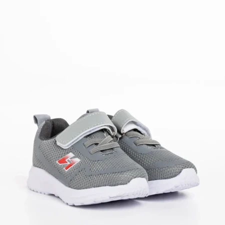 Pantofi sport copii gri din material textil Vanilla