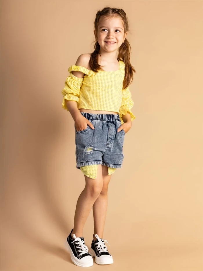 Tenisi copii Parila negri cu alb