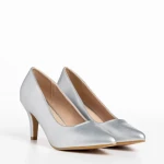 Pantofi dama Zalma argintii