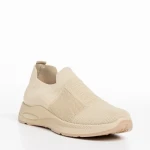 Pantofi sport dama bej din material textil Rhona