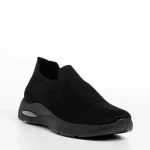 Pantofi sport dama negri din material textil Rhona