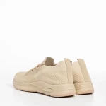 Pantofi sport dama bej din material textil Ricarda