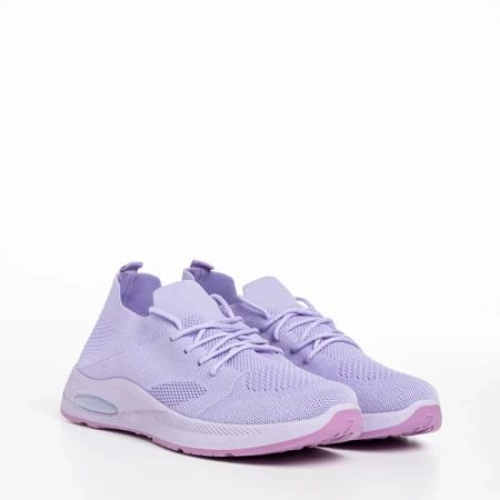 Pantofi sport dama mov din material textil Ricarda