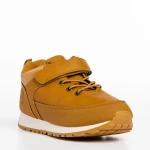 Pantofi sport copii camel din piele ecologica Clive