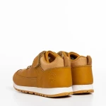 Pantofi sport copii camel din piele ecologica Clive