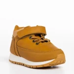 Pantofi sport copii camel din piele ecologica Clive