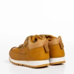 Pantofi sport copii camel din piele ecologica Clive