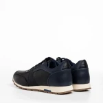 Pantofi sport barbati negri din piele ecologica Terrence