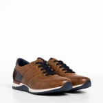 Pantofi barbati camel din piele ecologica Ilan