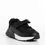 Pantofi sport copii negri din material textil Cianna