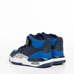 Pantofi sport copii albastru din piele ecologica Jaxon