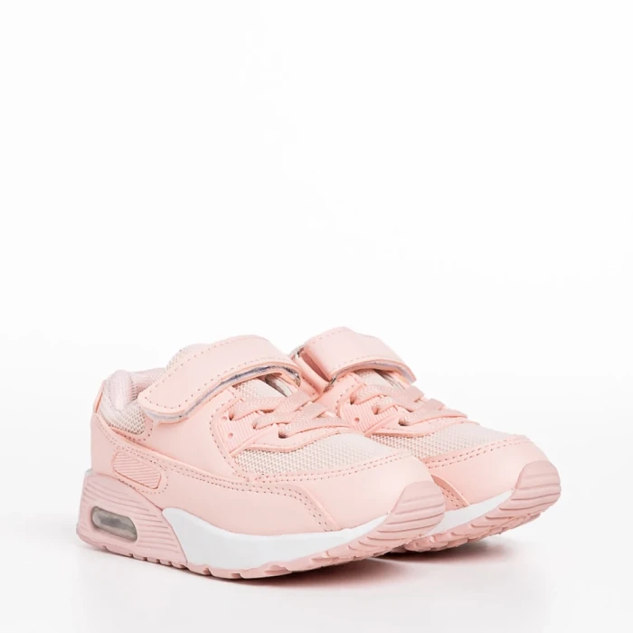 Pantofi sport copii roz din material textil Reyn