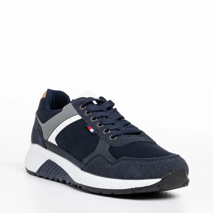 Pantofi sport barbati albastri din material textil Alvin