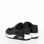 Pantofi sport copii negri din material textil Reyn