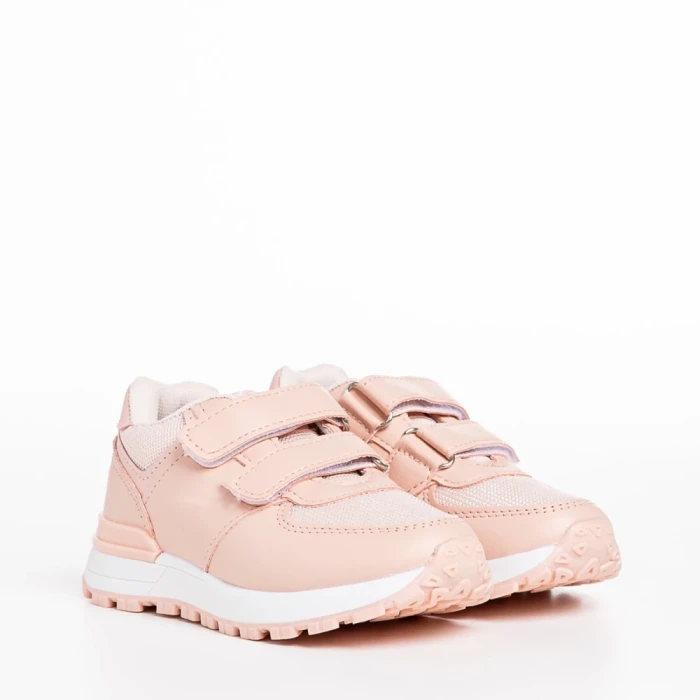 Pantofi sport copii roz din material textil Darbie