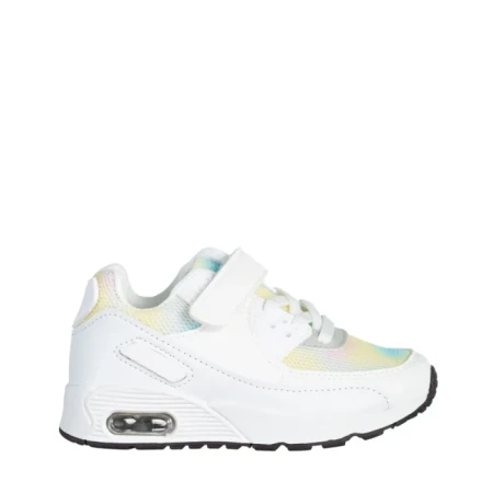 Pantofi sport copii albi din material textil Irie