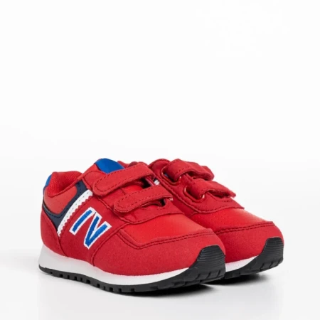 Pantofi sport copii rosii din piele ecologica Blancy