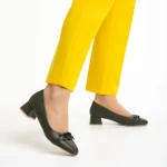 Pantofi dama verzi din piele ecologica cu toc Braulia