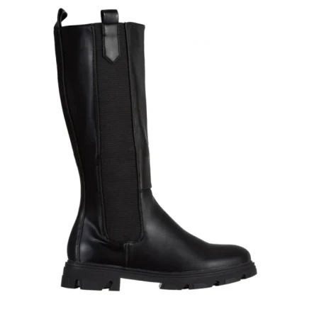 Cizme dama negre din piele ecologica Amiyah