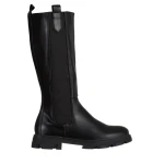 Cizme dama negre din piele ecologica Amiyah