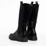 Cizme dama negre din piele ecologica Amiyah