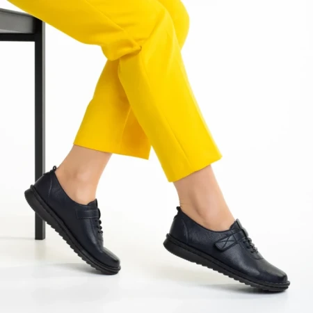 Pantofi dama albastri din piele ecologica Asmara