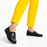 Pantofi dama negri din piele ecologica Emiliana