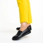 Pantofi dama negri din piele ecologica Emiliana