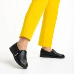 Pantofi dama negri din piele ecologica Coco