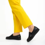 Pantofi dama negri din piele ecologica Coco