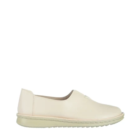 Pantofi dama bej din piele ecologica Cassia